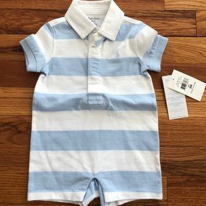 Ralph Lauren Baby Striped Romper